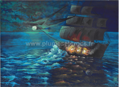 Reproduction "Vaisseau Pirate" A4 (21x29.7cm)